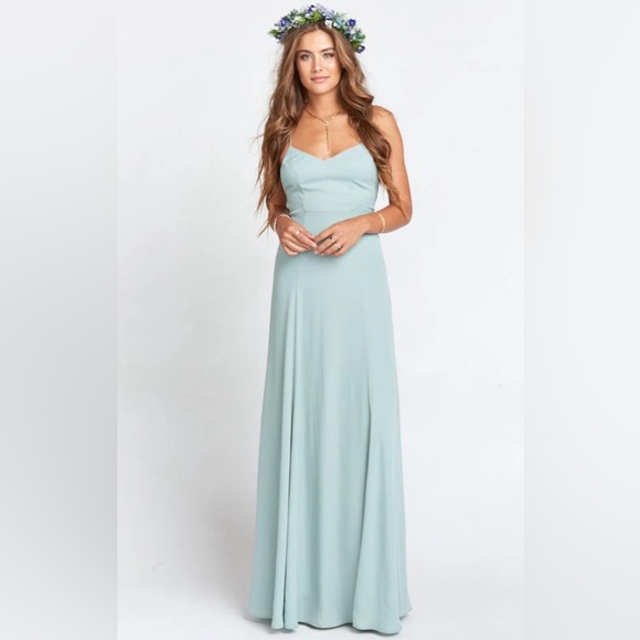 Show Me Your MuMu Dresses & Skirts - NWT Show Me Your Mumu bridesmaid dress- silver sage crisp